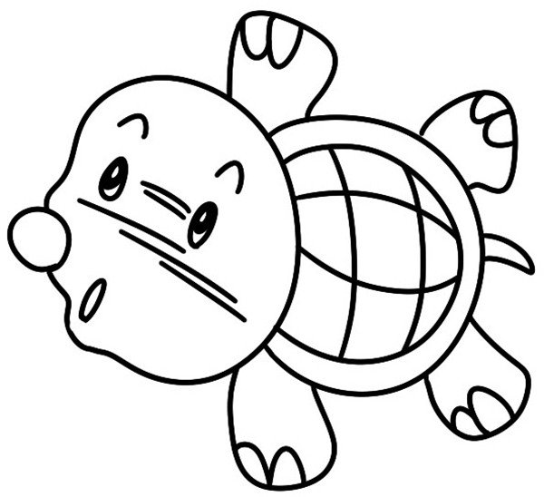 海龟怎么画一步一步教