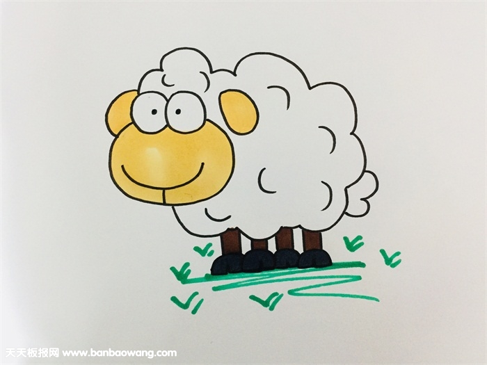 最简单的绵羊怎么画