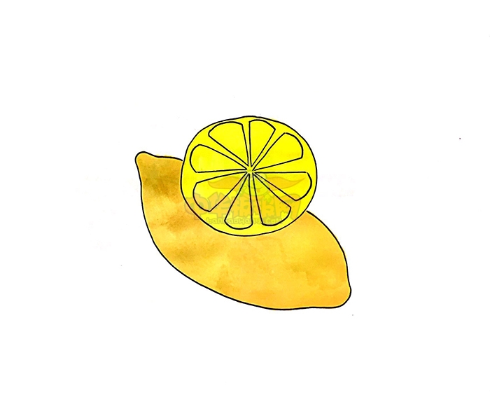 柠檬怎么画简单又漂亮