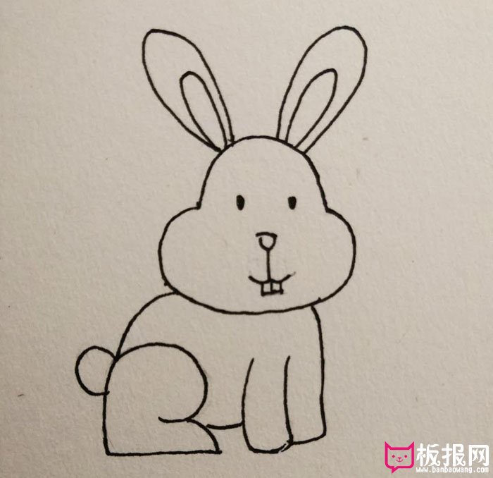 最简单的小兔子怎么画