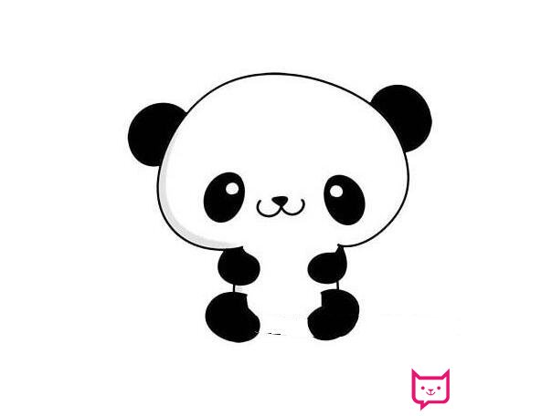 熊猫怎么画漂亮又简单