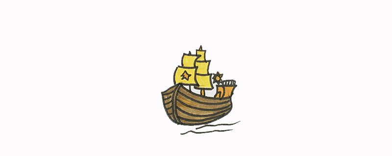 古代的帆船简笔画怎么画