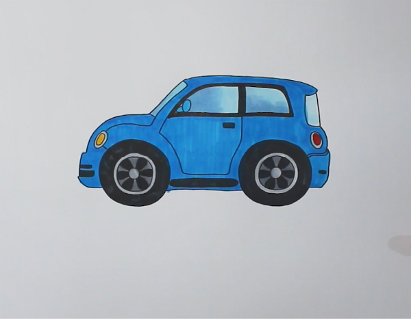 儿童怎样画小汽车简笔画