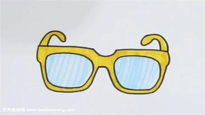 眼镜怎么画漂亮简单
