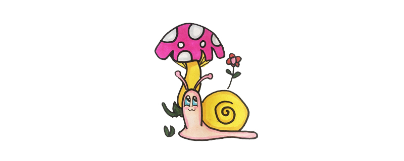 简单又漂亮的蜗牛怎么画