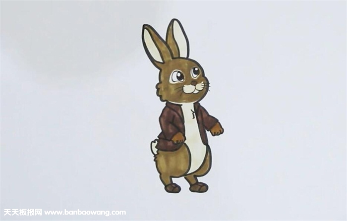 小兔本杰明简笔画怎么画