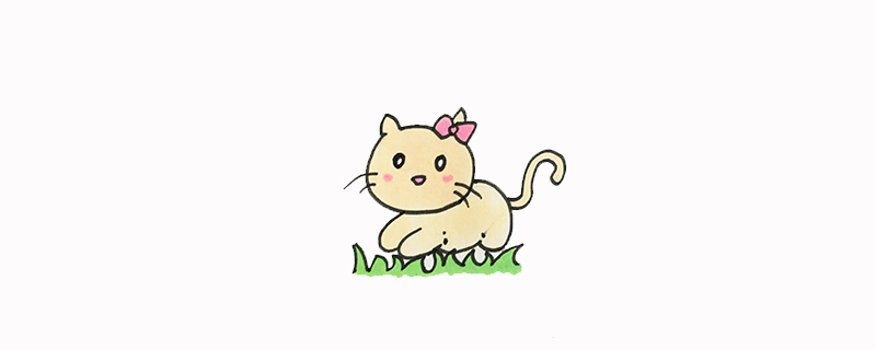 画简单的可爱小猫简笔画
