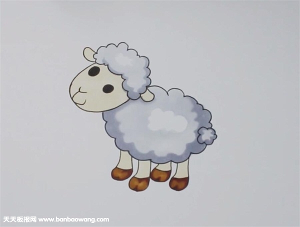 最简单的小绵羊怎么画