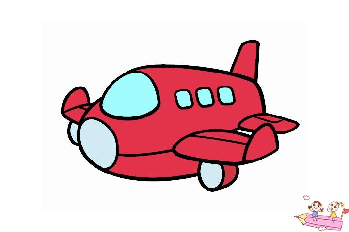 儿童画小飞机简单又漂亮