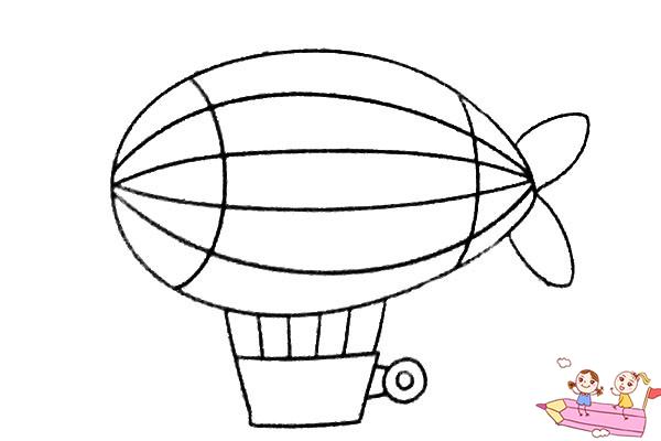 热气球的画法简单又漂亮