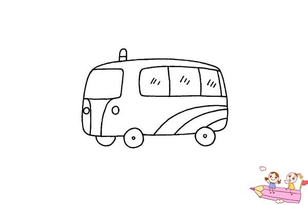 超级简单的小汽车简笔画图片
