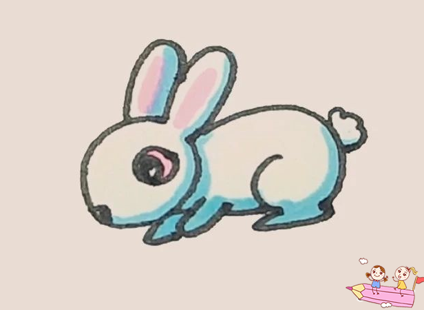 最简单的画兔子