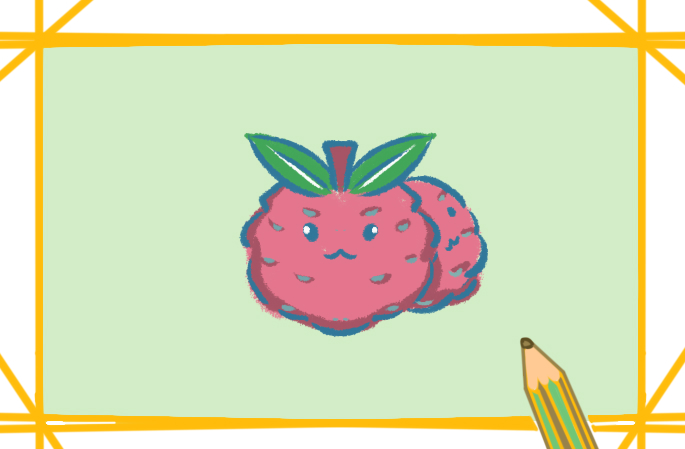 树莓怎么画简单又漂亮