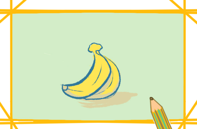 一串香蕉简笔画怎么画