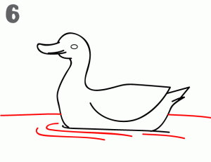 怎么画鸭子最简单最好看