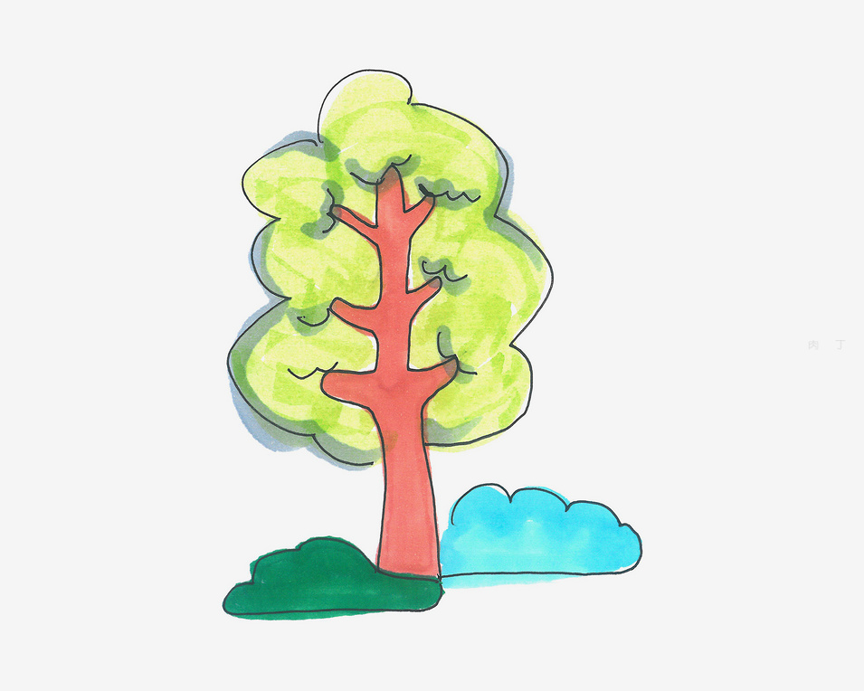 大树怎么画最美又简单
