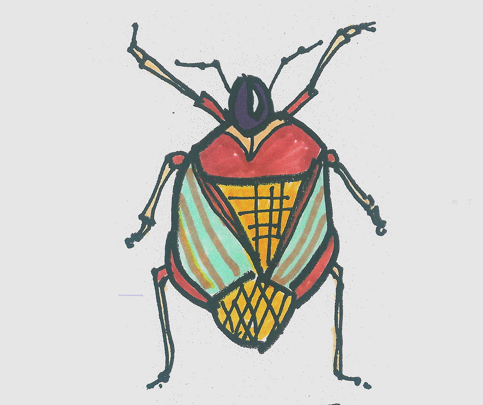 最可怕的甲虫怎么画