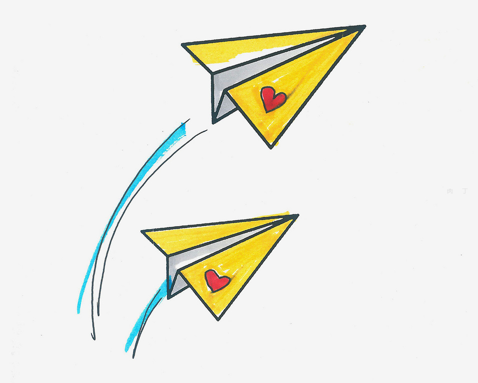简便的纸飞机画法