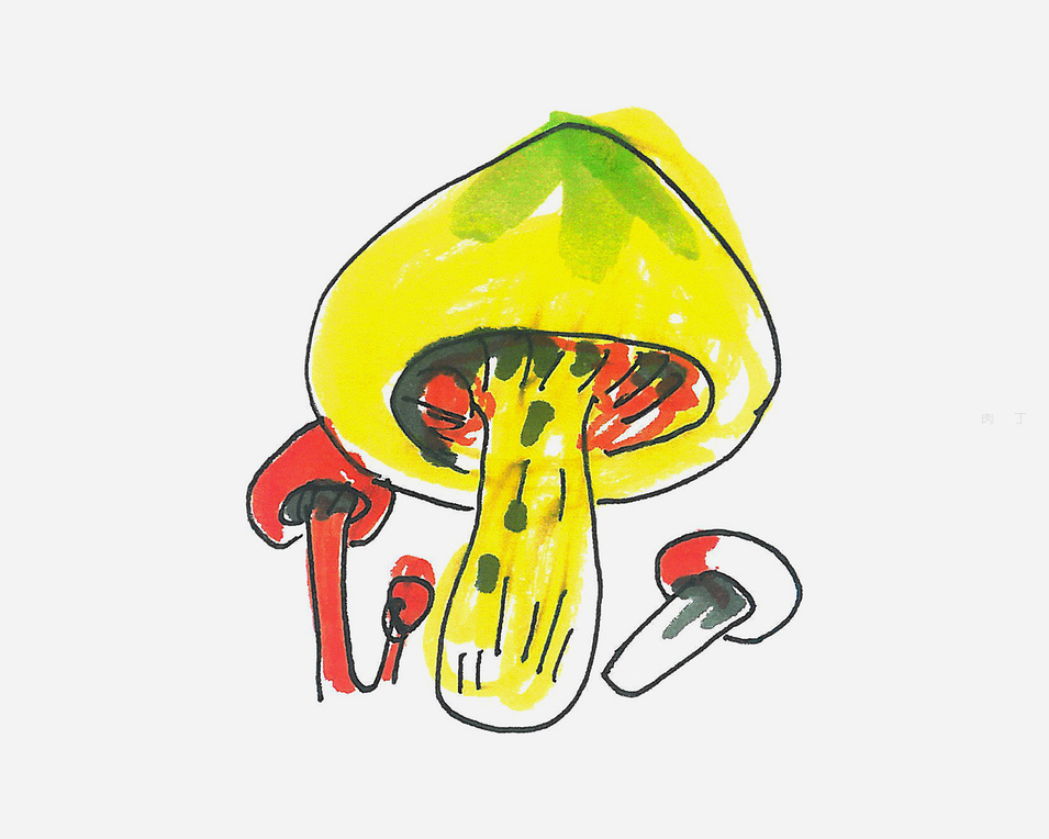 怎样画蘑菇又简单又好看