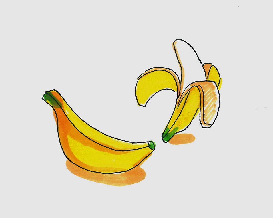 简易香蕉怎么画