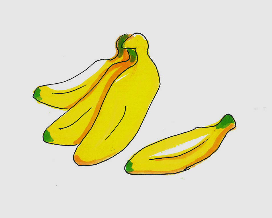 儿童画香蕉简笔画教程