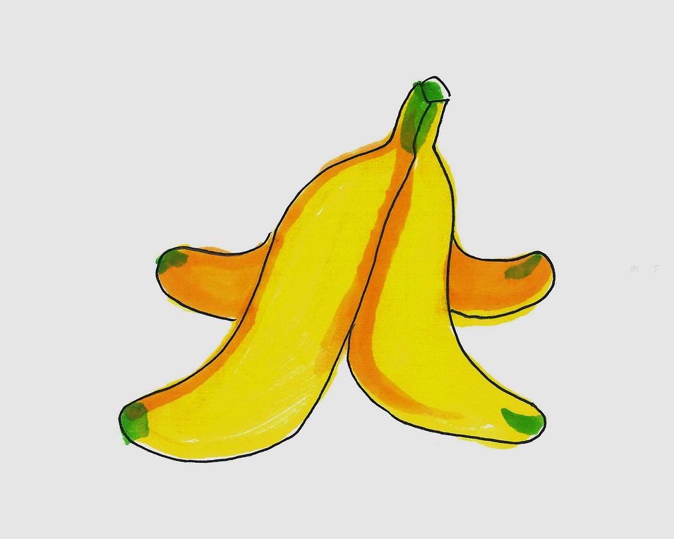 幼儿园简笔香蕉怎么画