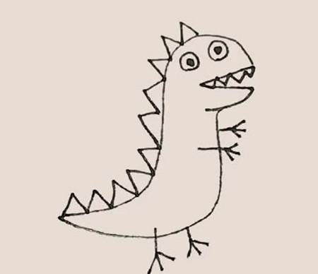 恐龙怎么画简单又好看