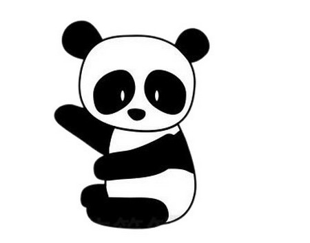 简单可爱小熊猫简笔画图片大全
