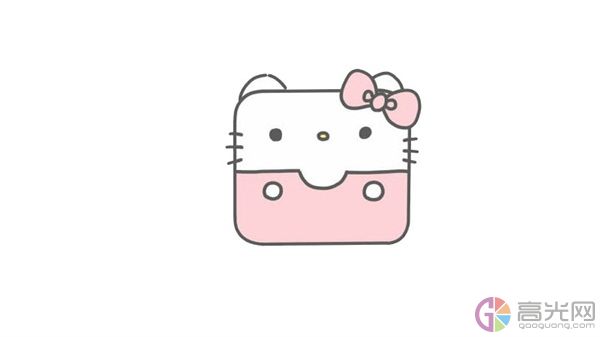 hellokitty简笔画怎么画