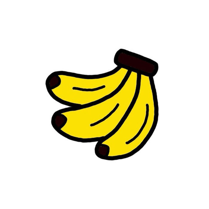 香蕉简笔画怎么画的又简单又好看