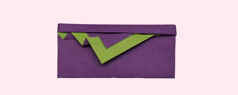 简单的信封怎么折用正方形纸
