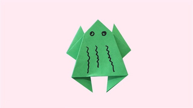 最简单的青蛙怎么折纸