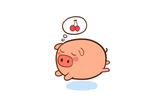 十二生肖猪的画法简笔画