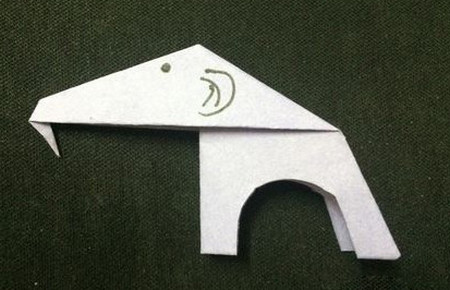 大象的折法折纸教学