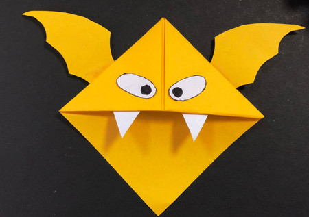 手工折纸蝙蝠步骤教程