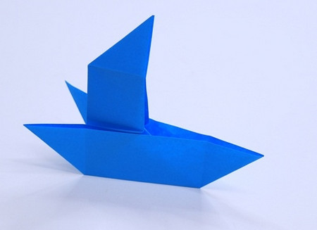 折纸手工的帆船的做法