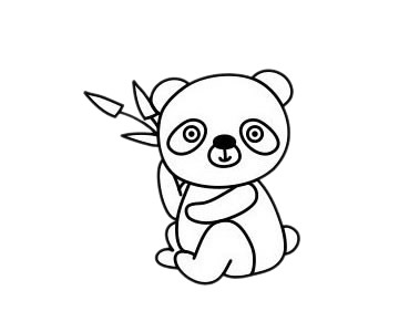 熊猫铅笔画怎么画简单又快速