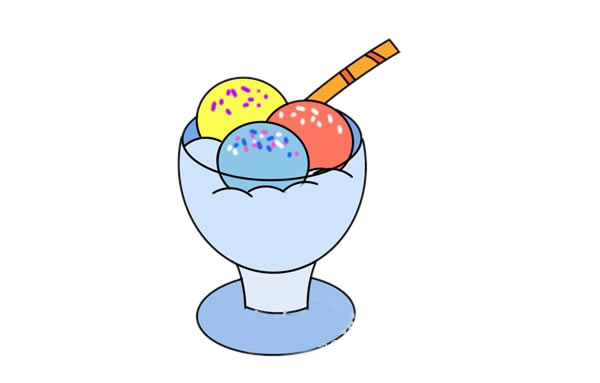 一杯冰淇淋怎么画好看又简单