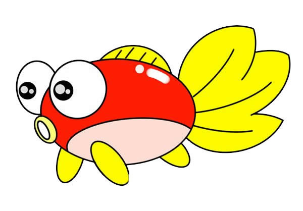 大眼睛金鱼怎么画又漂亮又简单