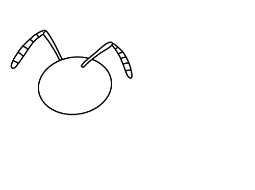 蚂蚁怎么画简单又漂亮四年级