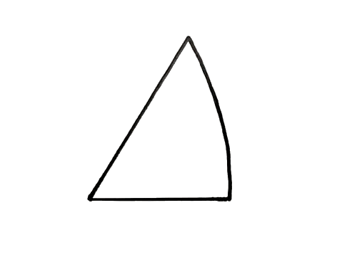 三角形画鲨鱼简笔画怎么画好看